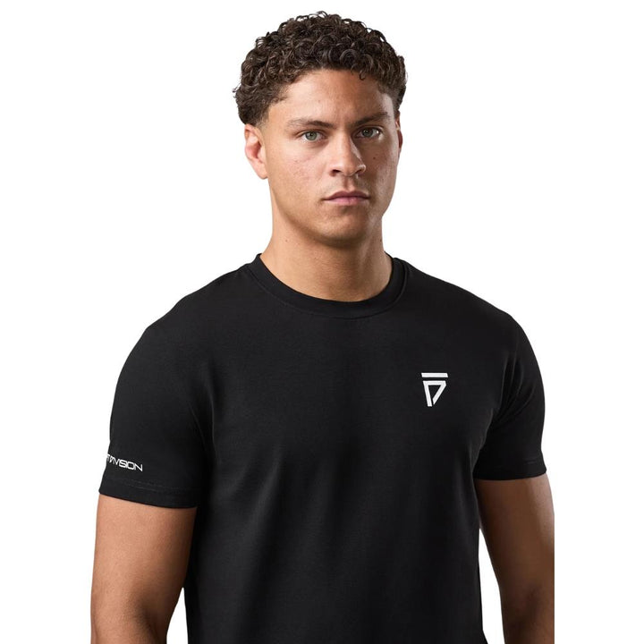 Gym King Fight Division Split Tee - Black-Fight Equipment UK