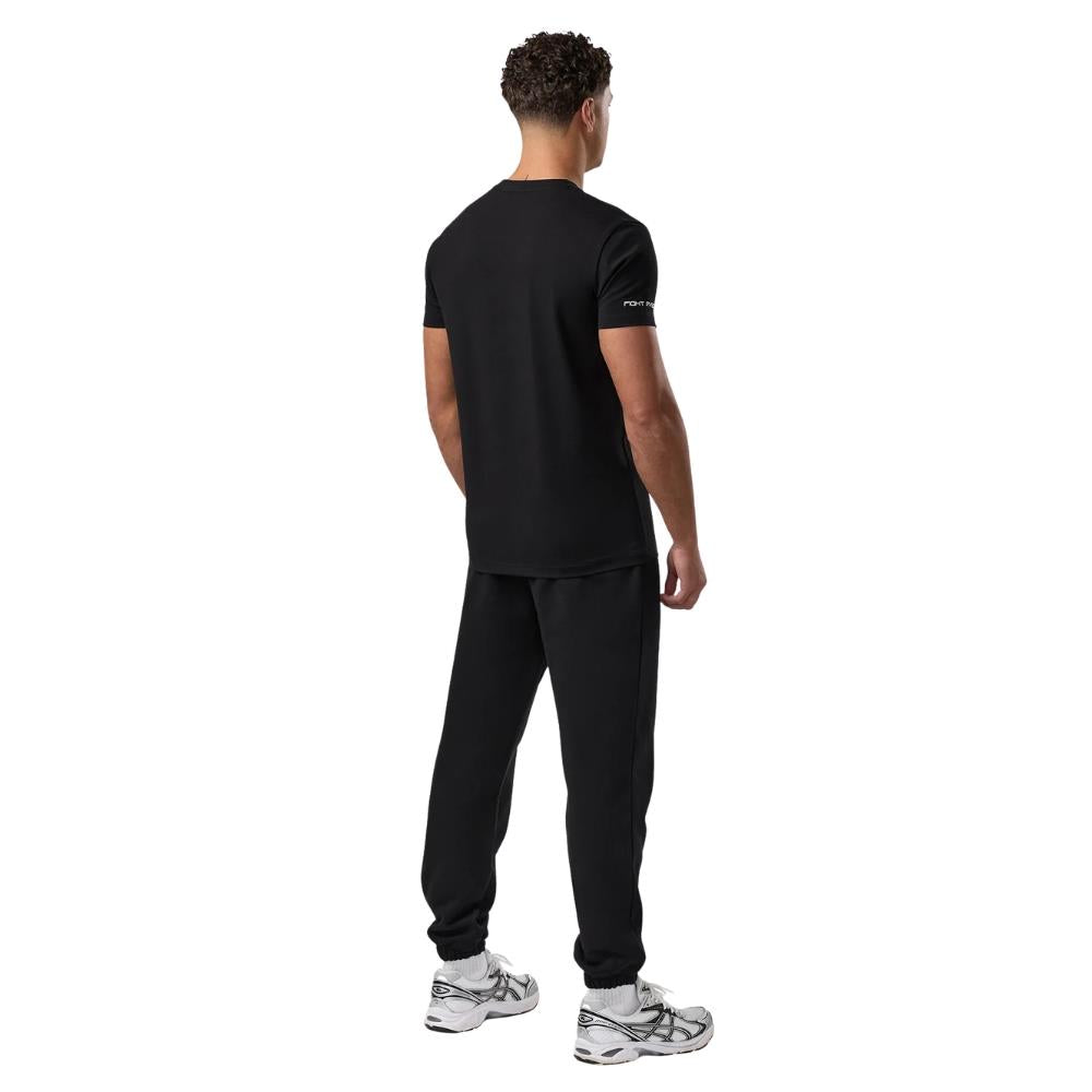 Gym King Fight Division Split Tee - Black-Fight Equipment UK