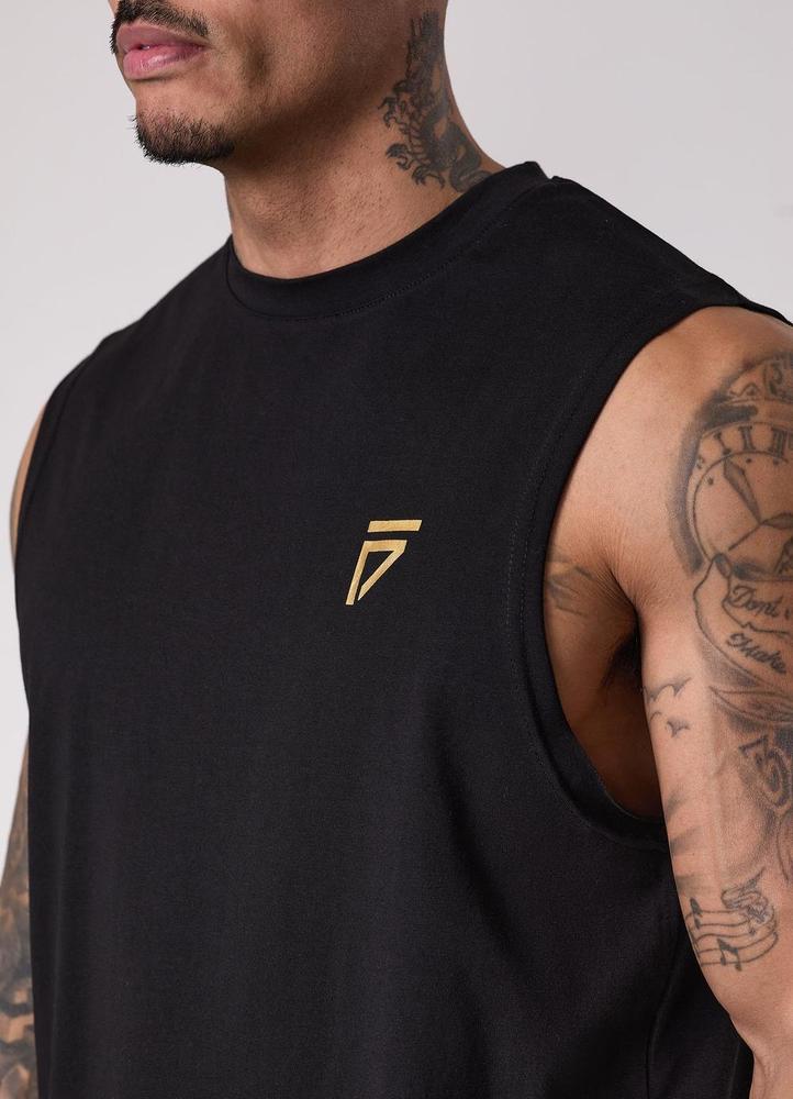 Gym King Fight Division Tank - Black-Gym King