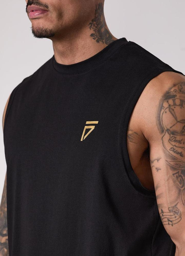 Gym King Fight Division Tank - Black-Gym King