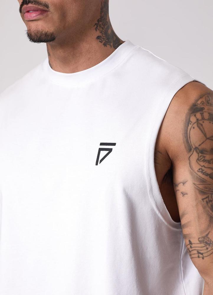 Gym King Fight Division Tank - White-Gym King