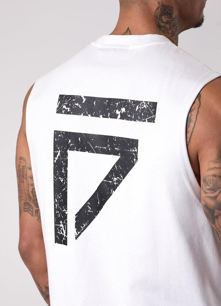 Gym King Fight Division Tank - White