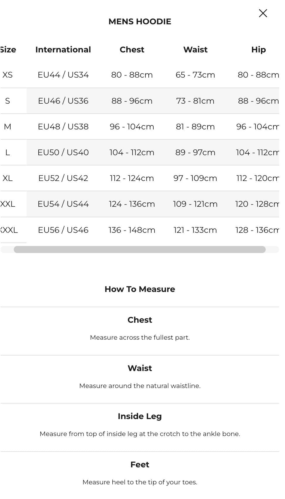 Size Guide Image
