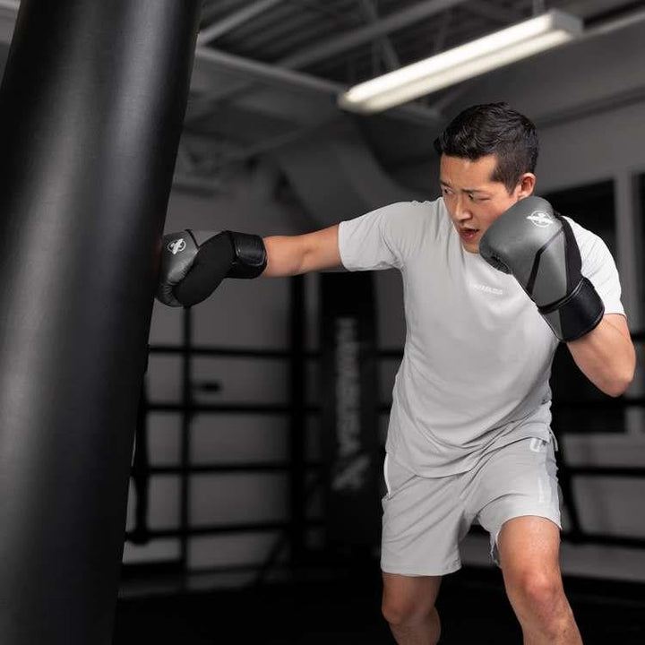 Hayabusa E1 Boxing Gloves - Grey-Hayabusa