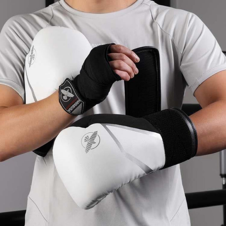 Hayabusa E1 Boxing Gloves - White-Hayabusa