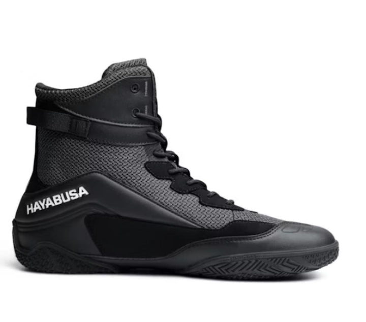 Hayabusa Talon Boxing Boots - Black-FEUK