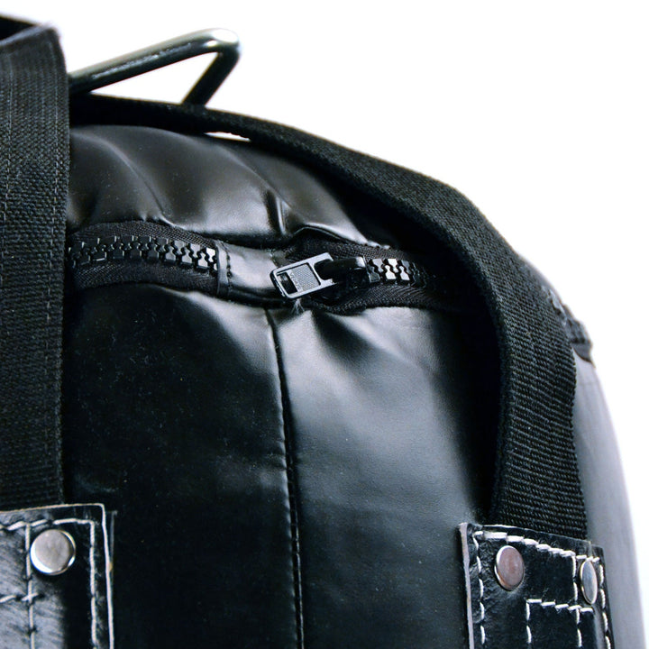 Fairtex HB6 6ft Muaythai Banana Bag - Black-White (FILLED)-Fairtex