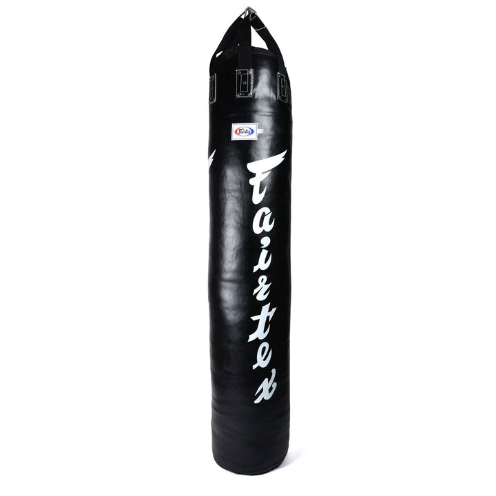 Fairtex HB6 6ft Muaythai Banana Bag - Black-White (FILLED)-Fairtex
