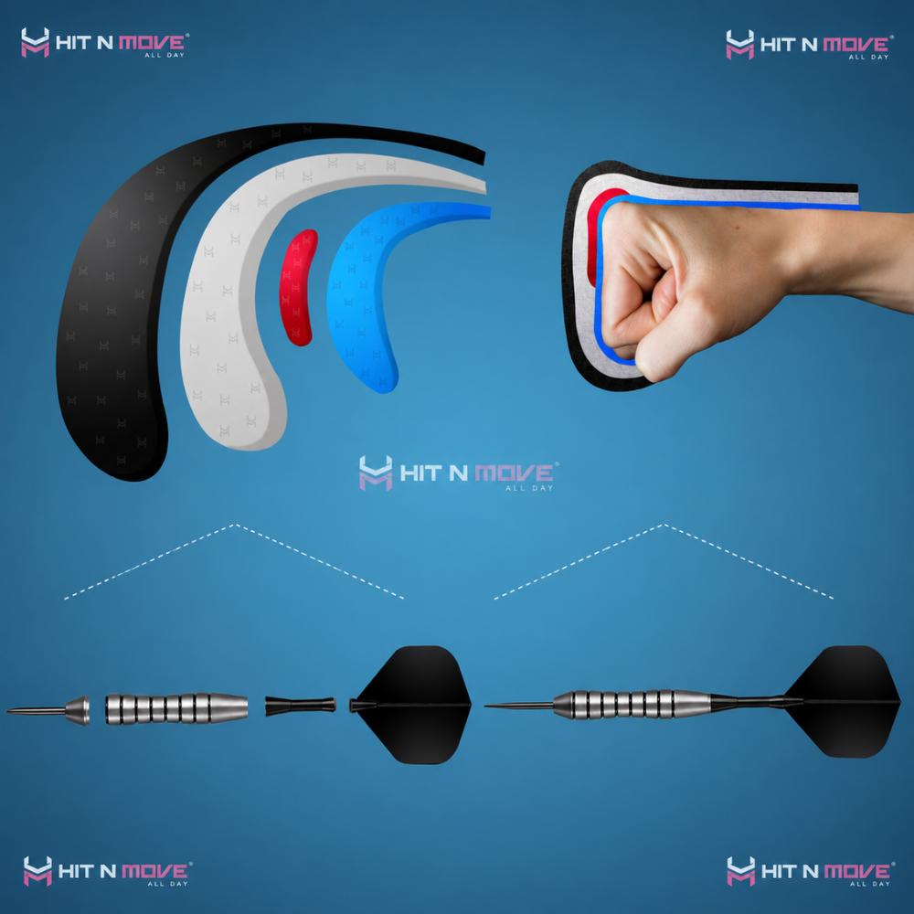 Hit N Move All Day Pro Balance - Yellow/Black - Velcro-Hit N Move