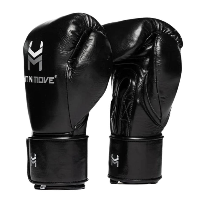 Hit N Move Horse Hair Boxing Glove - Black-Hit N Move