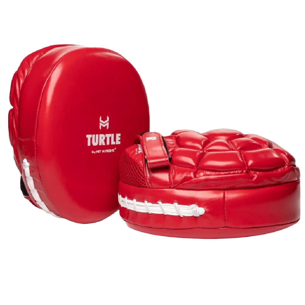 Hit N Move Mega Turtle Mitts Air Focus Pad - Red-Hit N Move