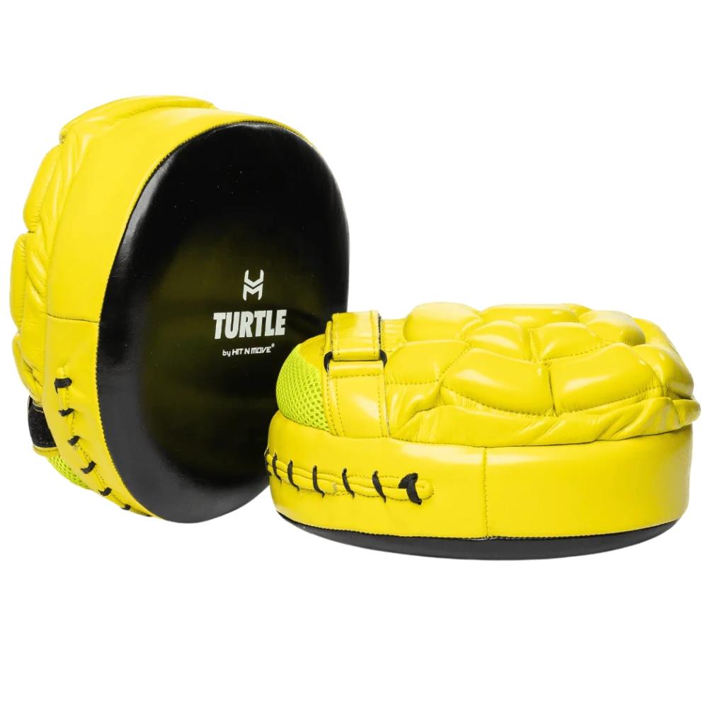 Hit N Move Mega Turtle Mitts Air Focus Pad - Yellow/Black-Hit N Move
