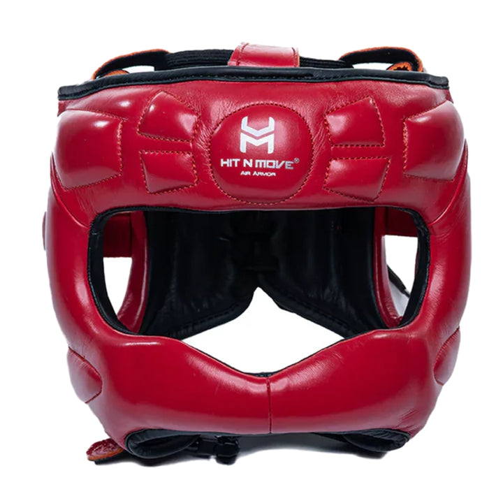 Hit N Move Nose Bar Head Guard - Red-Hit N Move