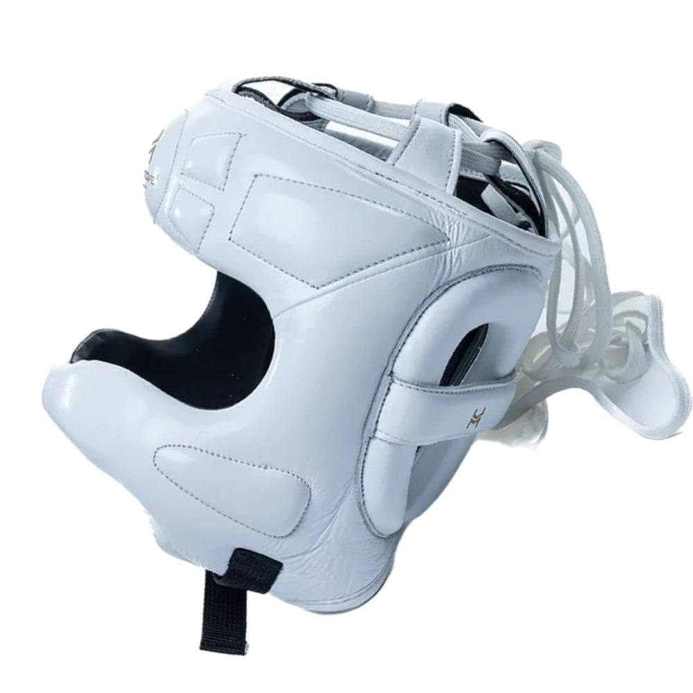Hit N Move Nose Bar Head Guard - White-Hit N Move
