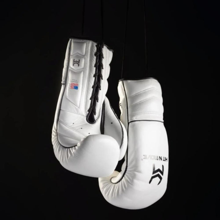 Hit N Move Vector Boxing Glove - White-Hit N Move