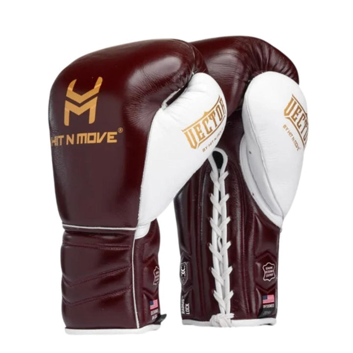 Hit N Move Vector Boxing Glove - Wine Red-Hit N Move