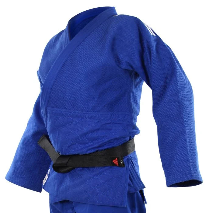 Adidas Champion 3 IJF Approved Judo Jacket - Blue-Adidas