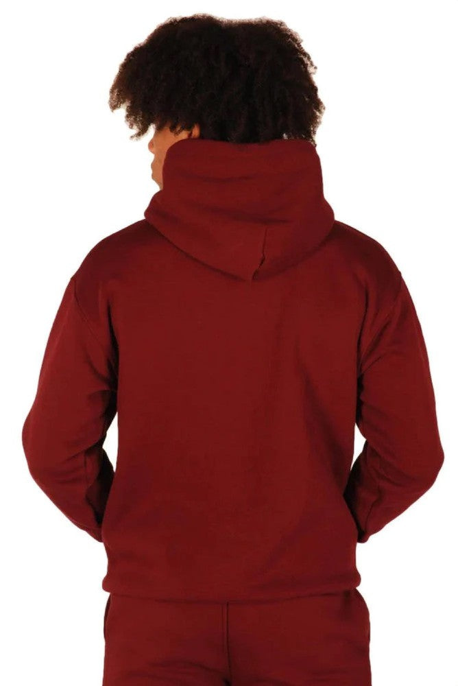 Kronk Detroit Appliqué Hoodie - Maroon-Kronk