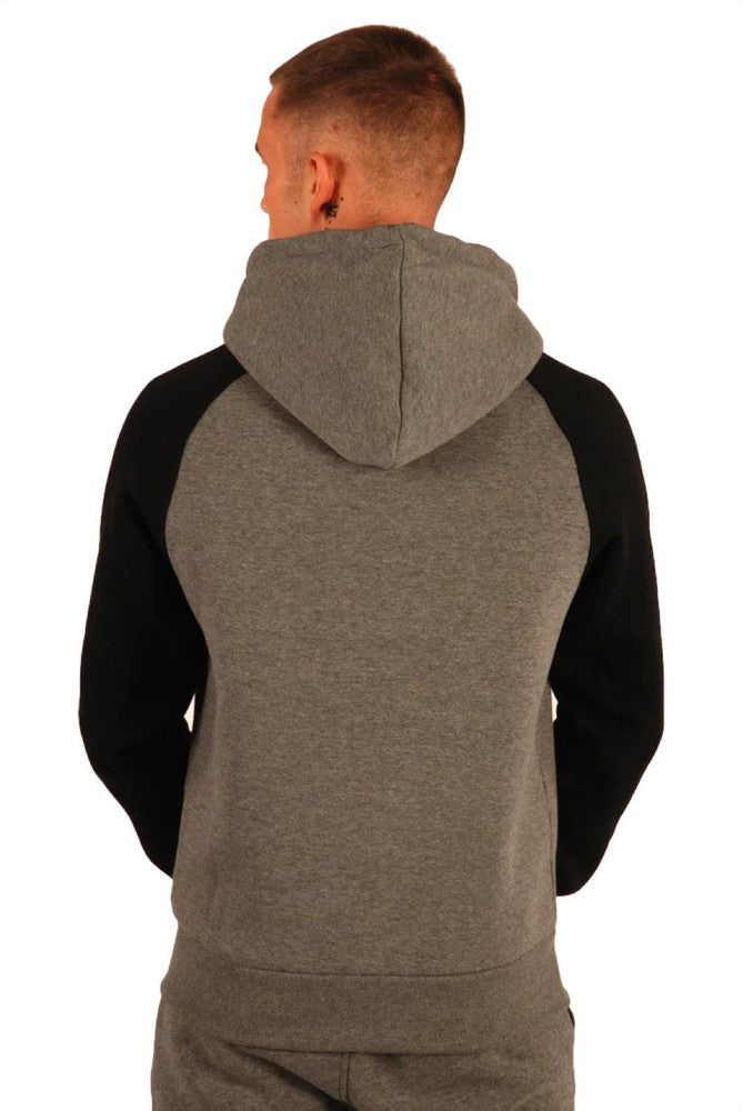 Kronk Detroit Zip Hoodie - Charcoal/Black-Kronk