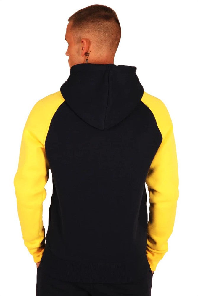 Kronk Detroit Zip Hoodie - Navy Blue/Yellow-Kronk