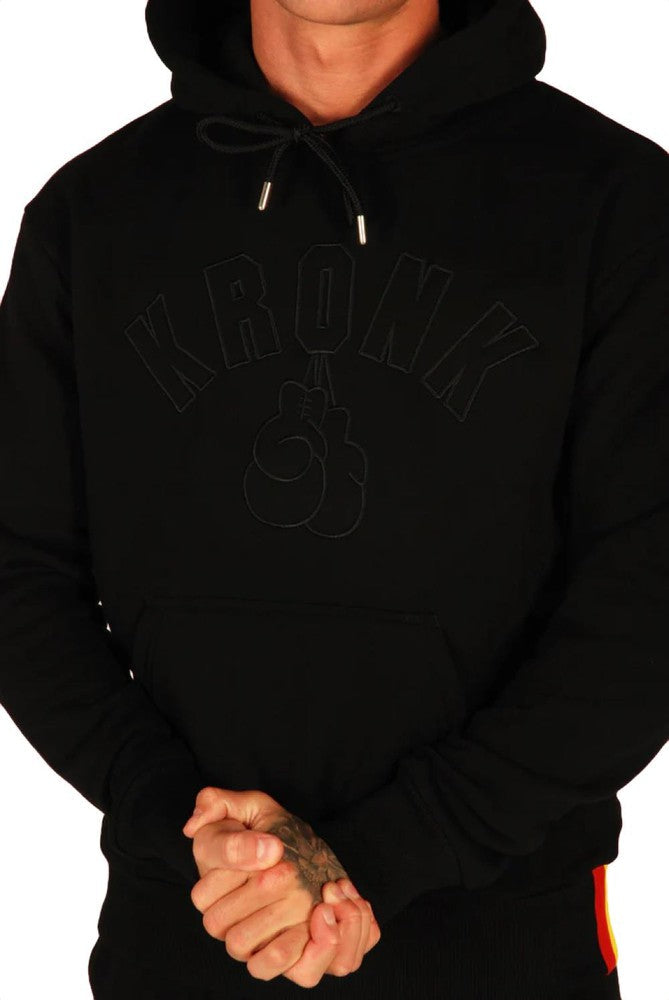 Kronk Gloves Stealth Hoodie - Black-Kronk