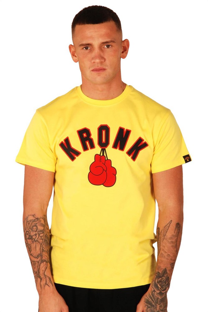 Kronk Gloves T-Shirt - Yellow-Kronk