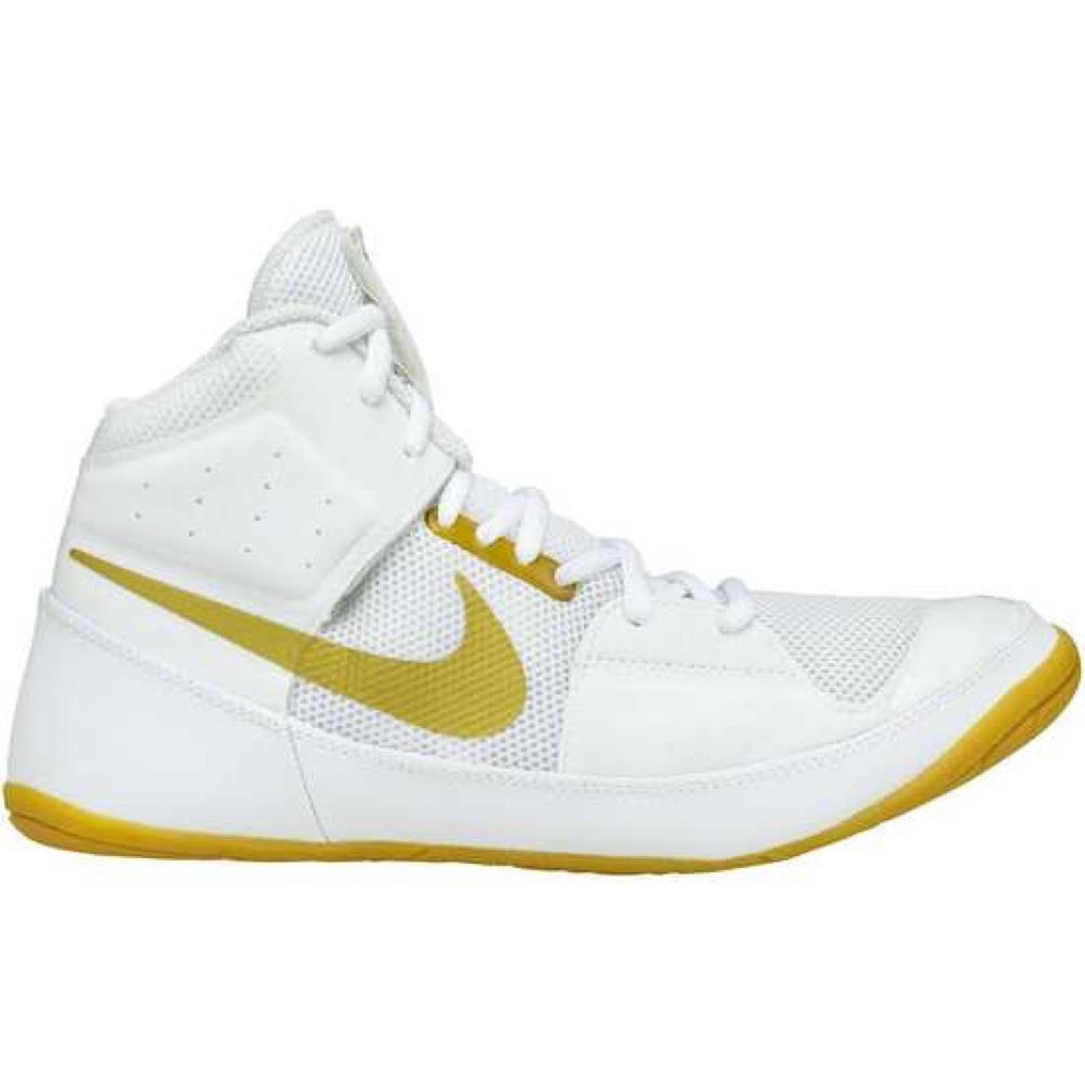 Nike Fury Wrestling Boots - White/Gold