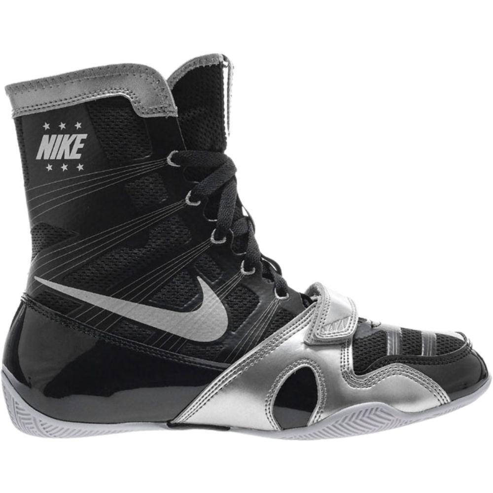 Nike Hyper KO Boxing Boots - Black/Silver