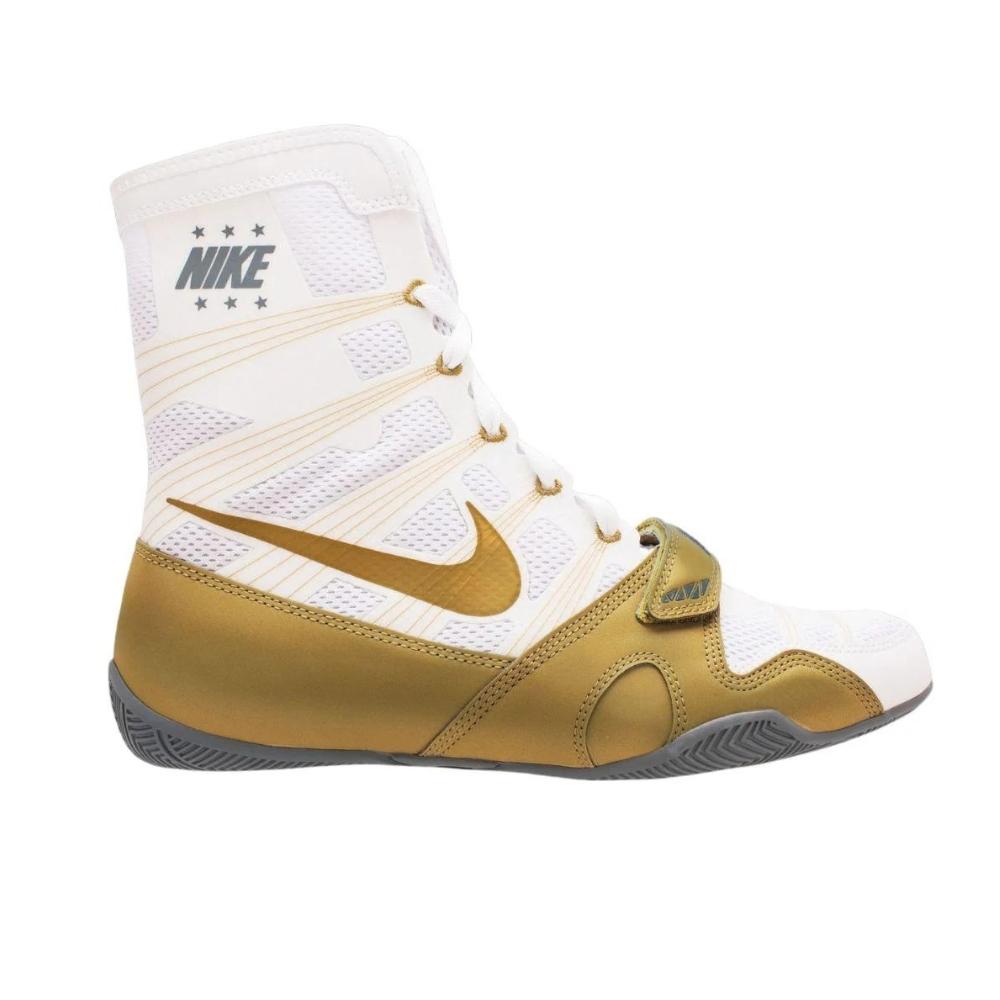 Nike Hyper KO Boxing Boots - White/Gold-Nike