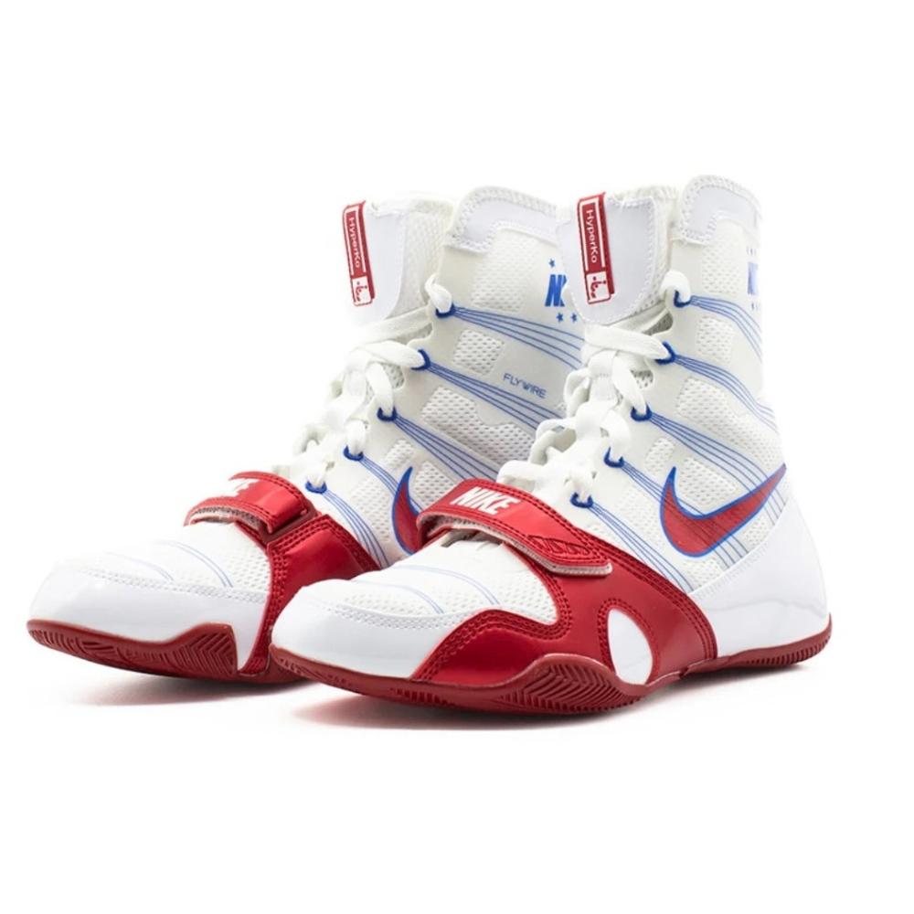 Nike Hyper KO Boxing Boots - White/Red-Nike