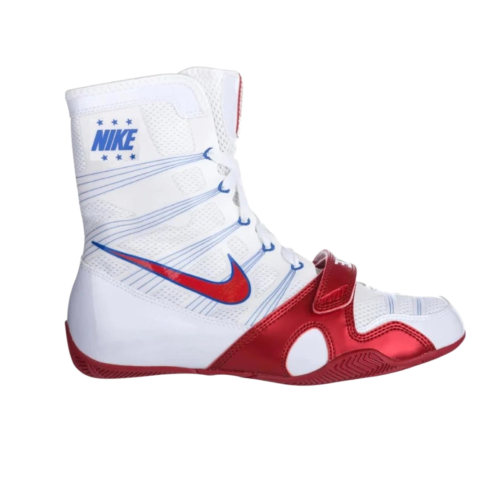 Nike Hyper KO Boxing Boots - White/Red-Nike