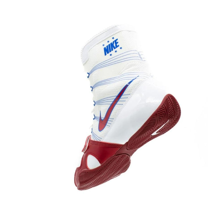 Nike Hyper KO Boxing Boots - White/Red-Nike