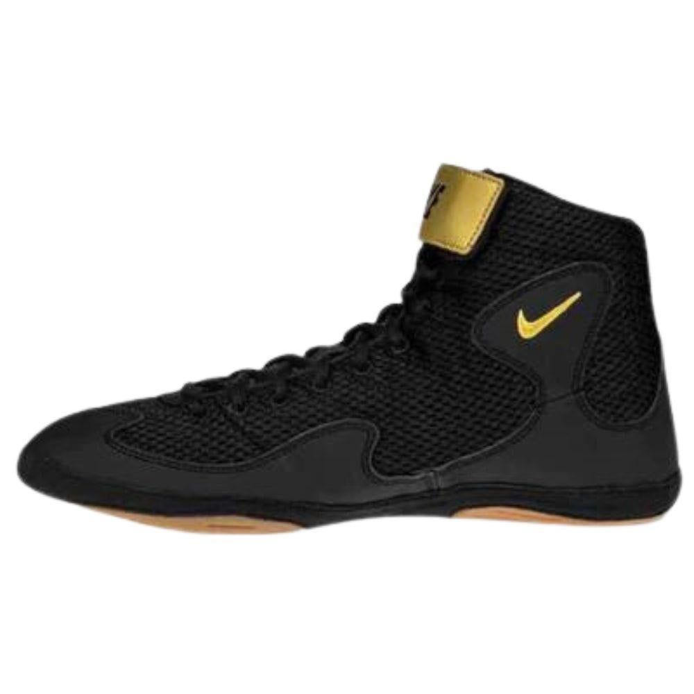 Nike Inflict 3 Wrestling Boots - Black/Gold-FEUK
