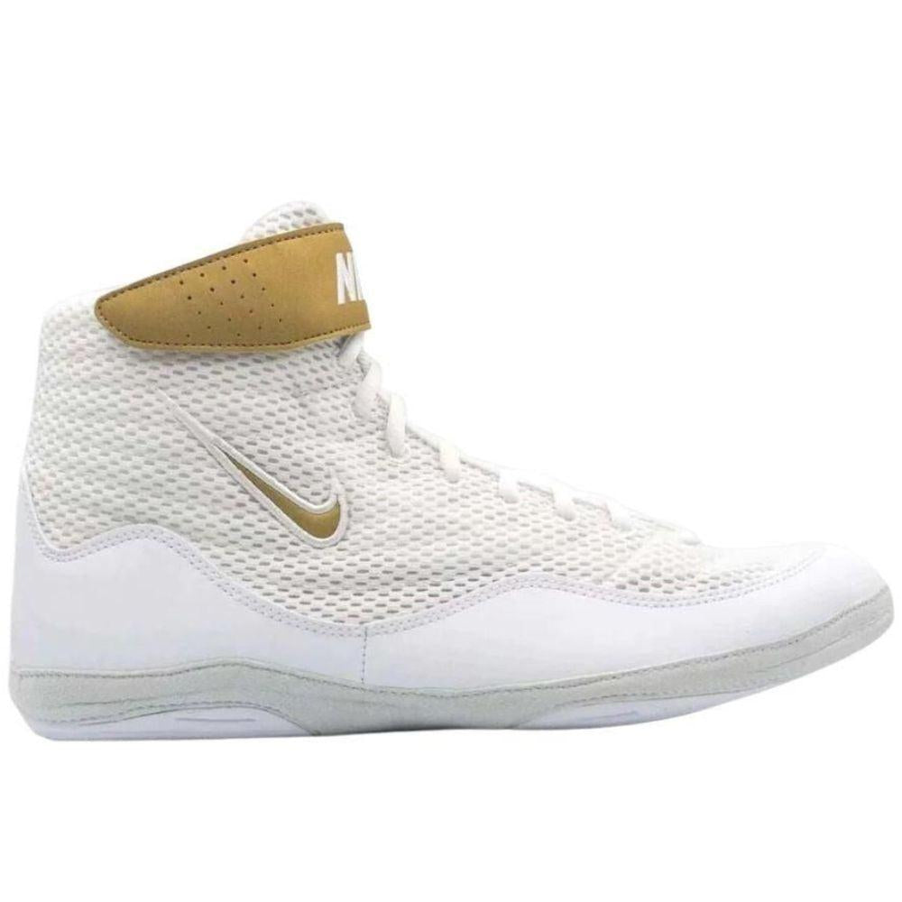 Nike Inflict 3 Wrestling Boots - White/Gold