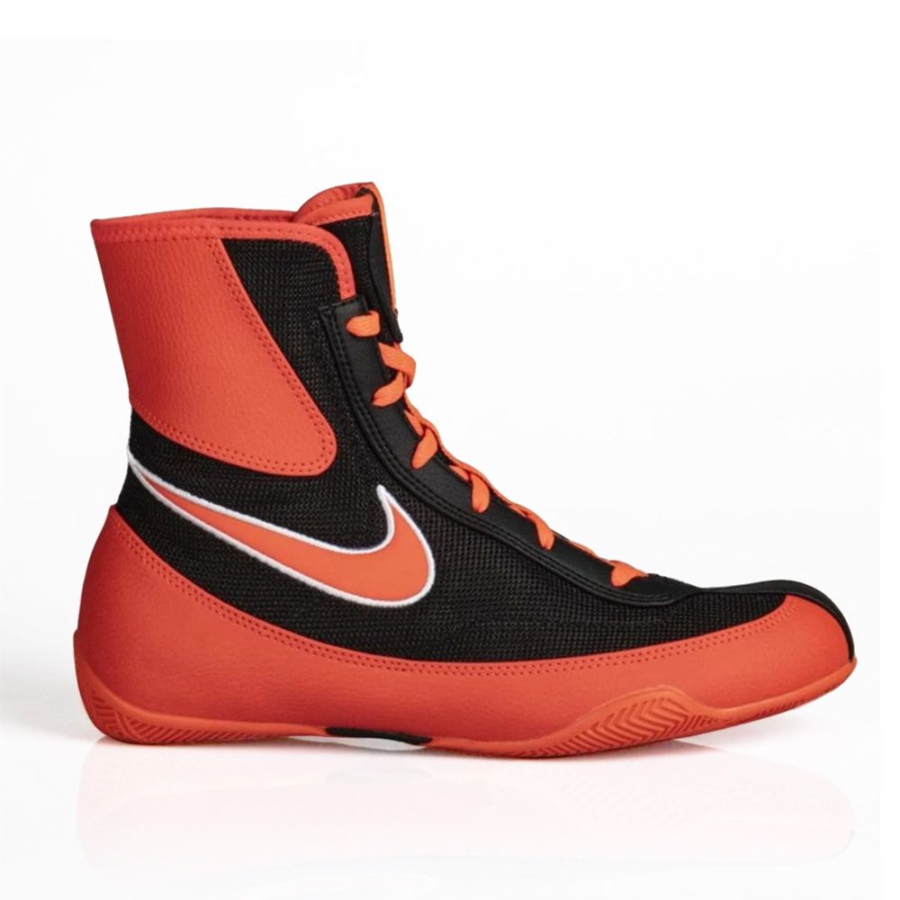 Nike Machomai 2 Boxing Boots - Crimson/Black (Free Socks)-Nike