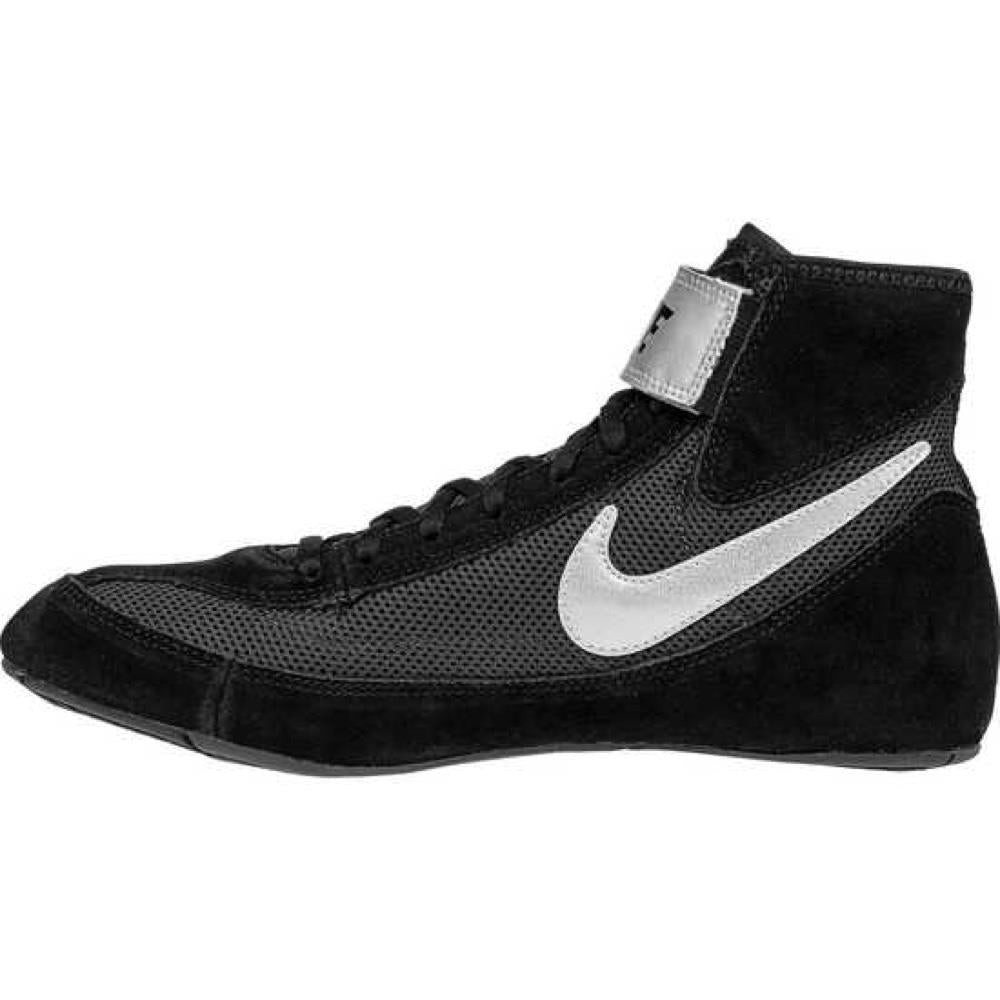 Nike Speedsweep Adult Wrestling Boots - Black/Silver-FEUK