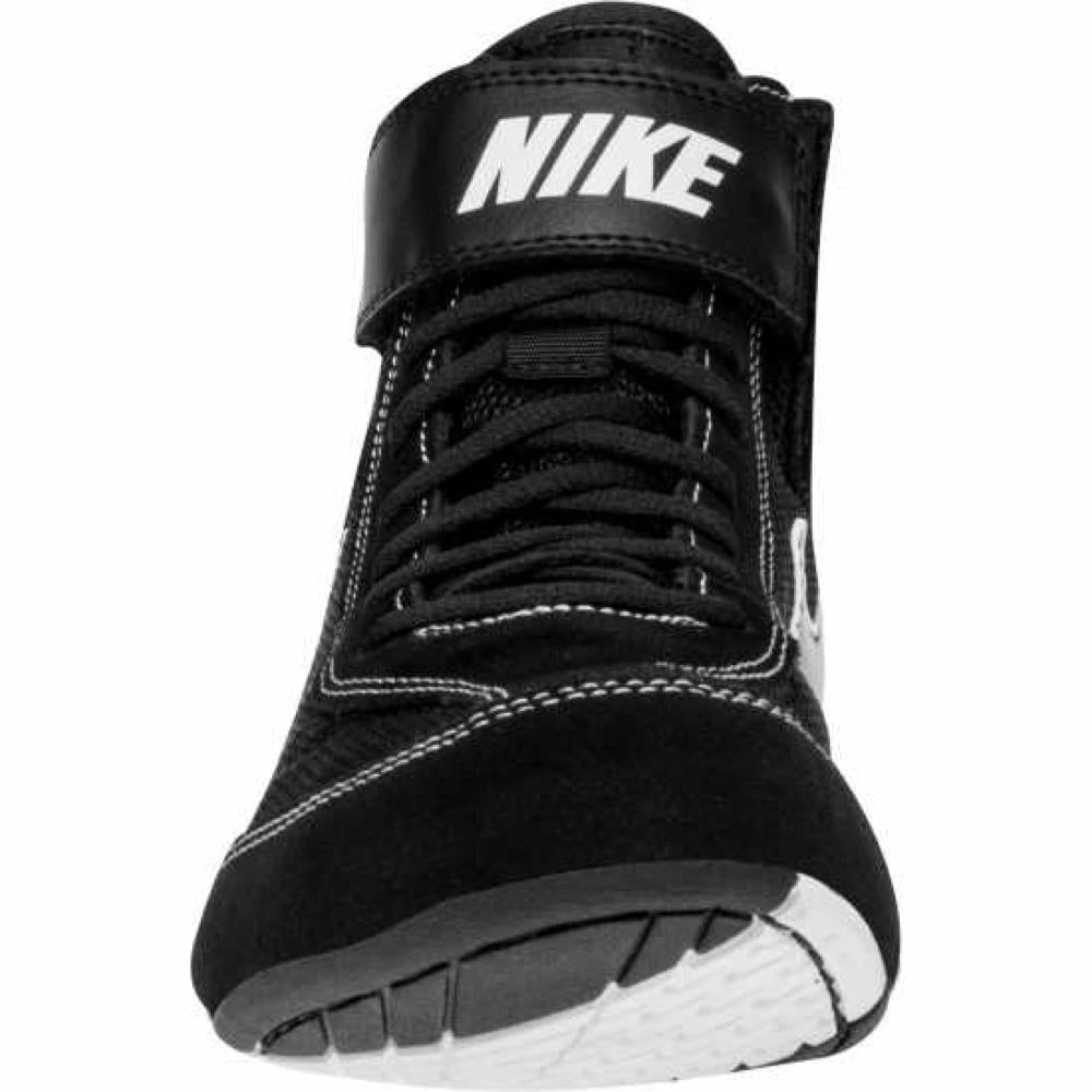 Nike Speedsweep Adult Wrestling Boots - Black/White-FEUK