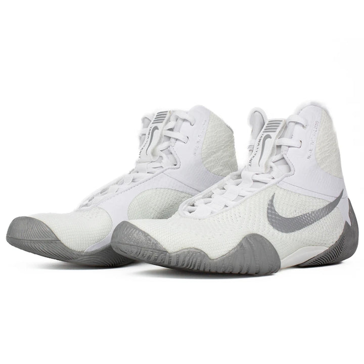 Nike Tawa Wrestling Boots - White/Silver-Nike