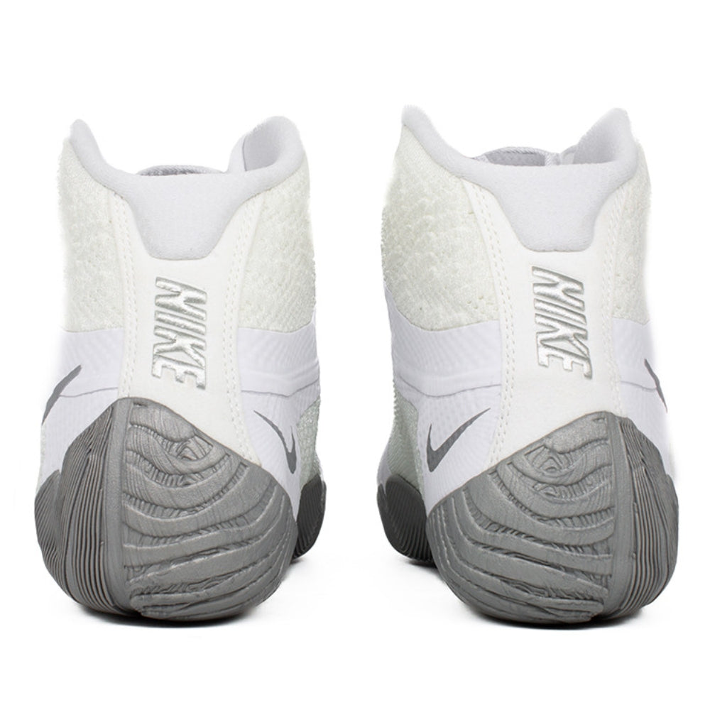 Nike Tawa Wrestling Boots - White/Silver-Nike