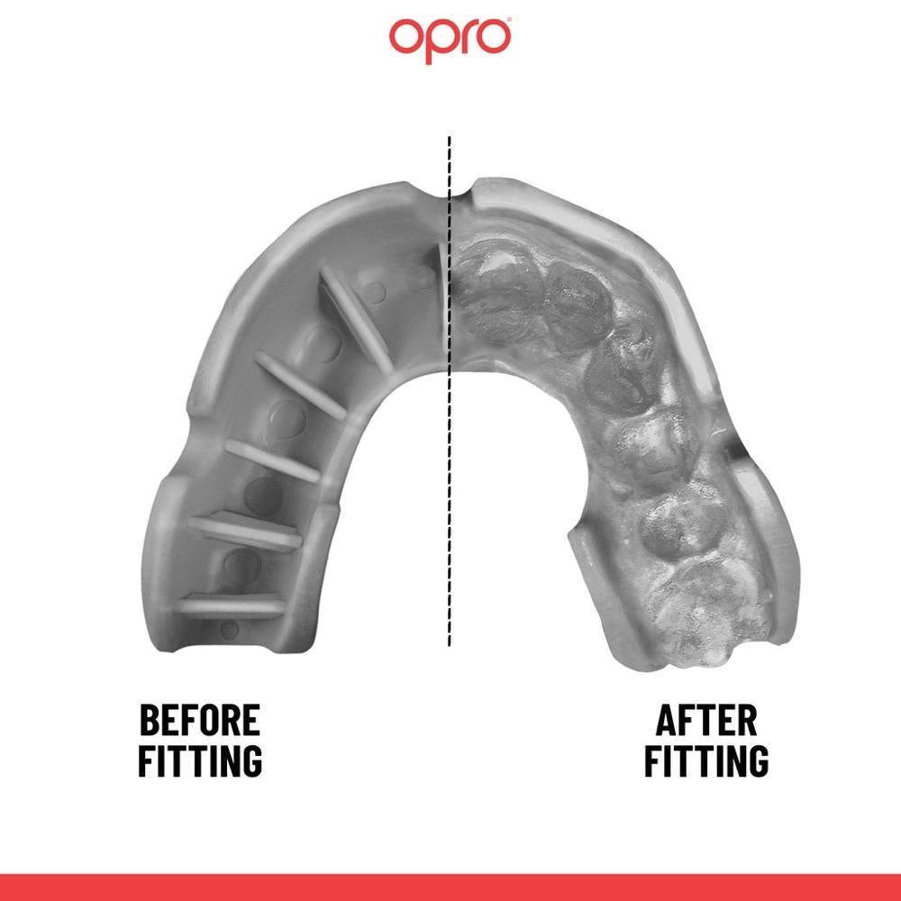 Opro Silver Self Fit Mouth Guard-FEUK