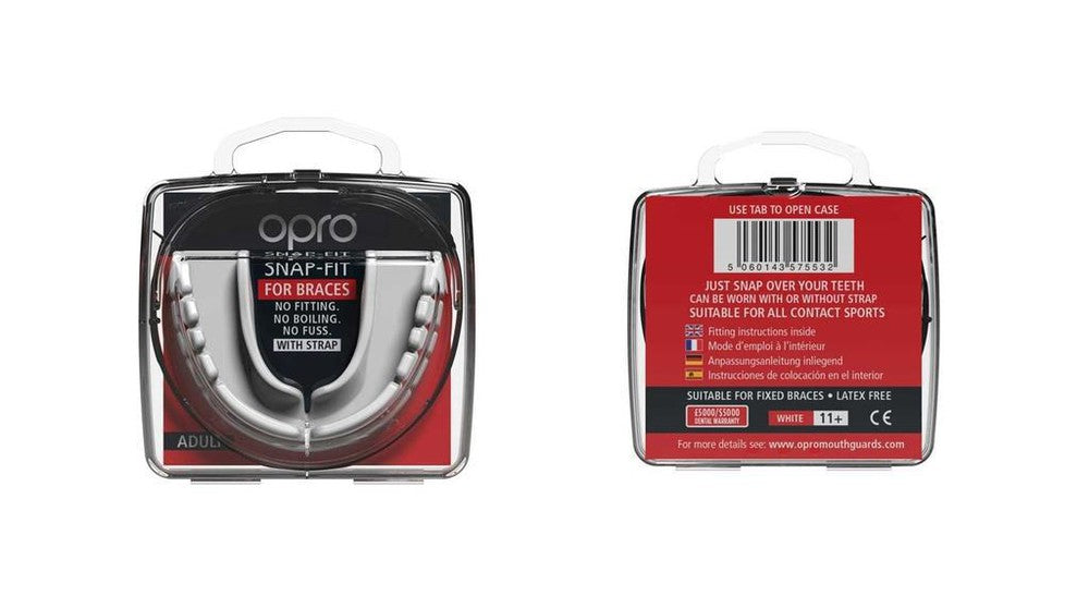 Opro Snap Fit Braces Mouth Guard-FEUK