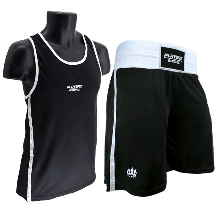 Playerz Boxing Set - Black-Playerz Boxing