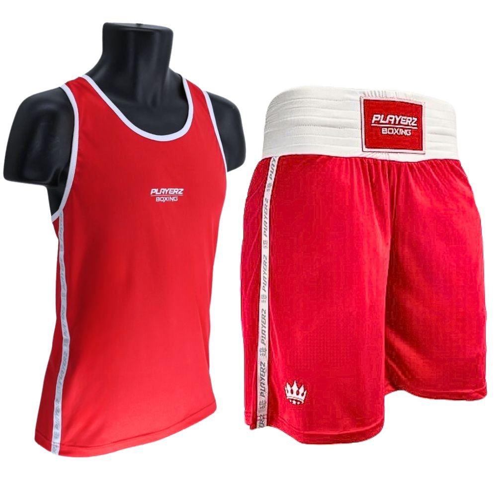 Playerz Boxing Set - Red-Playerz Boxing