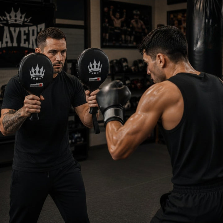 Playerz CoachTech Focus Paddles - Black-Playerz Boxing