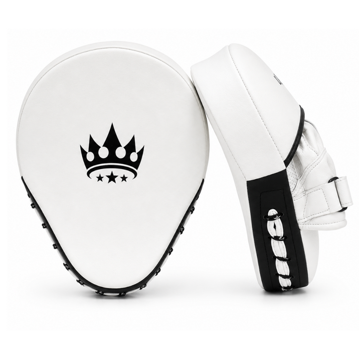 Playerz CoachTech Focus Pads - White-Playerz Boxing