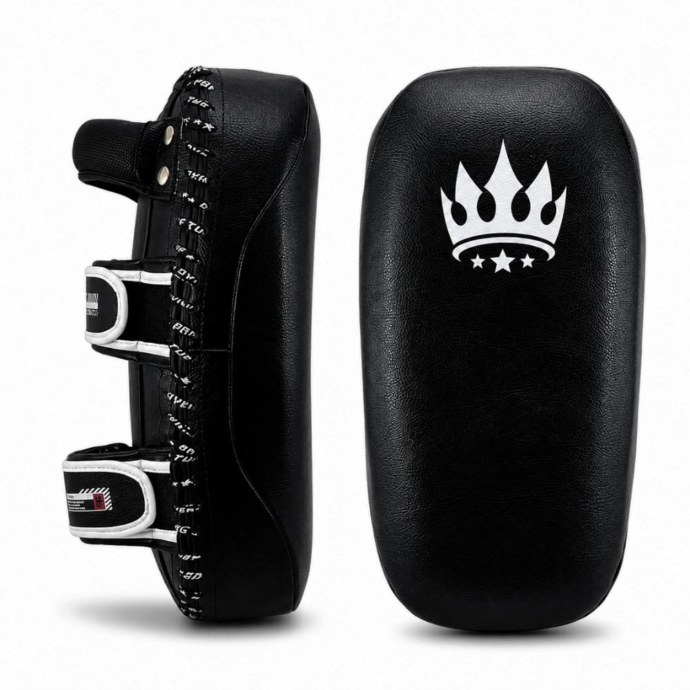 Playerz CoachTech Kick Pads - Black-Playerz Boxing