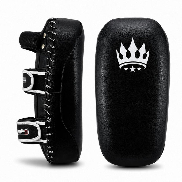 Playerz CoachTech Kick Pads - Black-Playerz Boxing