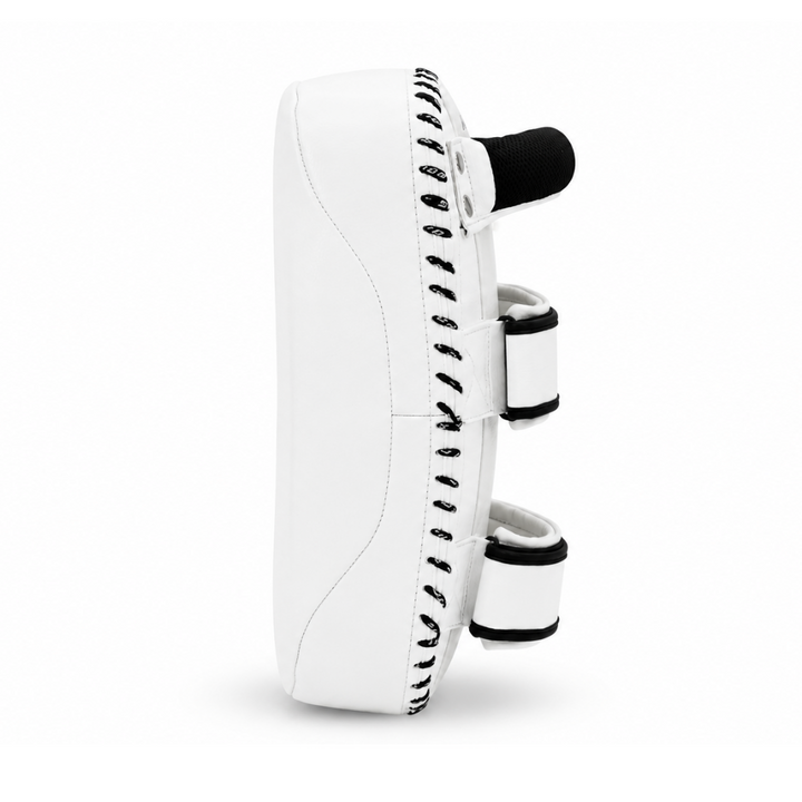 Playerz CoachTech Kick Pads - White-Playerz Boxing