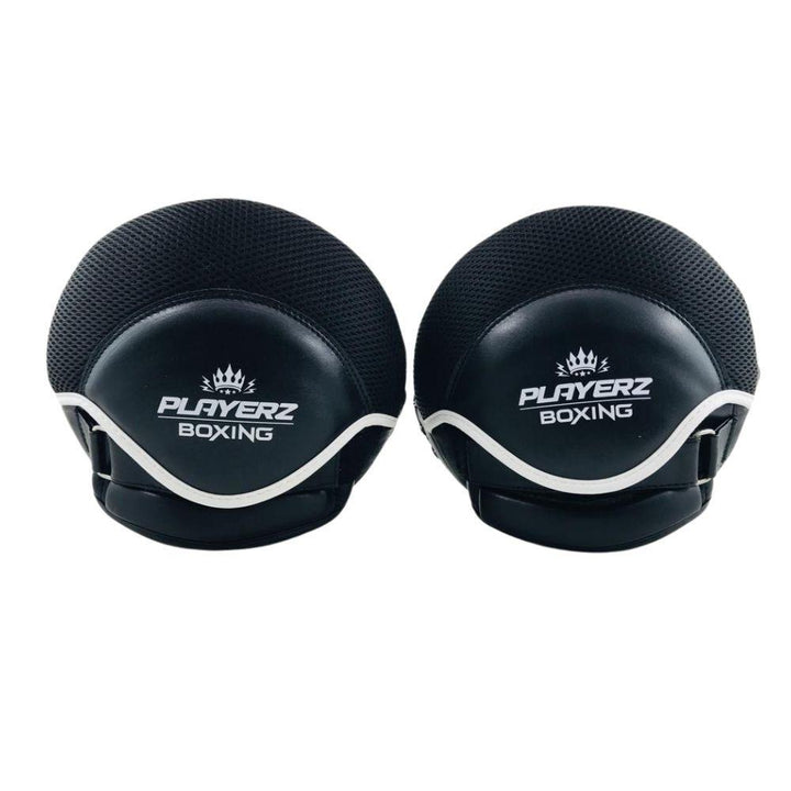 Playerz CoachTech Micro Focus Pads - Black-Playerz Boxing