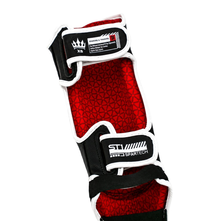 Playerz Kids SparTech Shin Guard - Black-Playerz Boxing